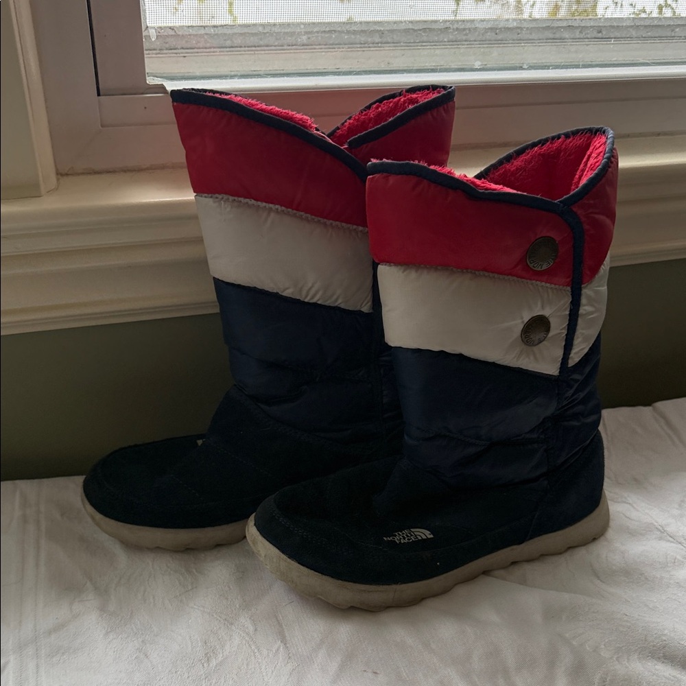 The North Face Navy Winter Boots